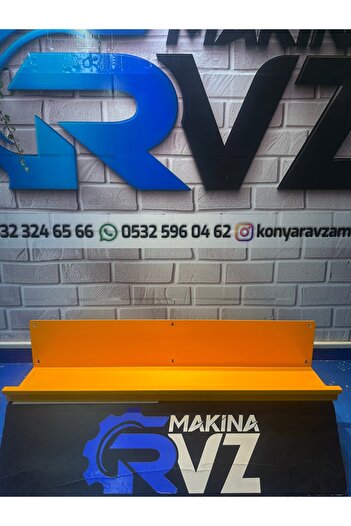Ravza Makina Rvz 1 Mt Uzunluğunda Raf - Sarı Renk / Oto Detailing Metal Düzenleyici