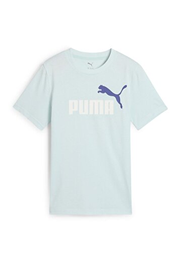 Puma Tričko Puma Ess 2 Color No.1 Logo Tee B, Modré, Dětské
