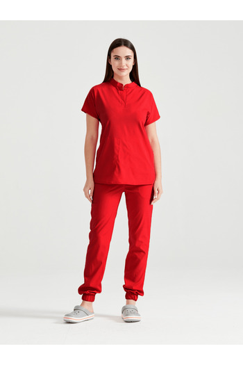 DEMOTEKS Costum Medical Unisex Activity – Uniforma De Asistenta Doctor