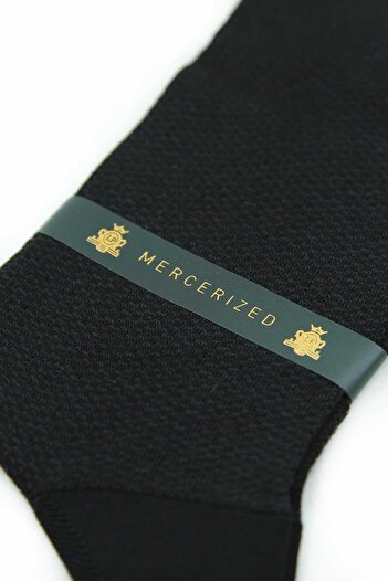 La Pescara Black Dot Pattern Ultra Luxury 6-Piece Mercerized Men's Socks Crp399