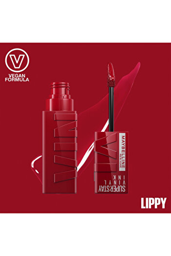 Maybelline New York أحمر شفاه سوبر ستاي فينيل إنك جلوس من مايبيلين نيويورك