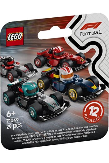 LEGO Mașini de curse de Formula 1 F1 Colecționabilă 71049