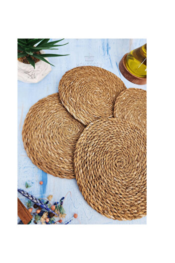 Takaz Global Wicker Trivet Pot Pan Teapot Horse Set Decorative