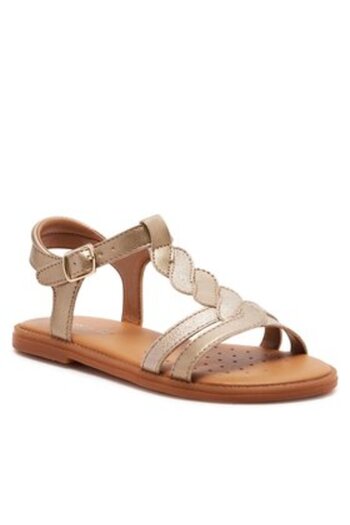 Geox girls' sandals J4535H-0NFQD gold-colored
