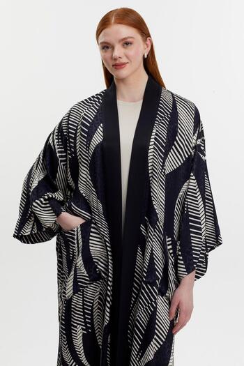 Zühre Patterned Loose Inner Outer Double Set Tk-1283