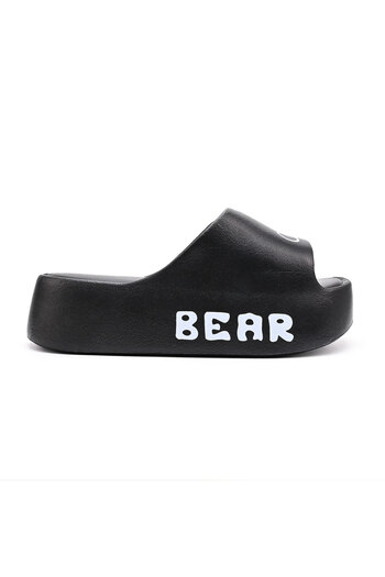 Tmall Women's Slippers, With Platform, Foam, Pd1029, Black