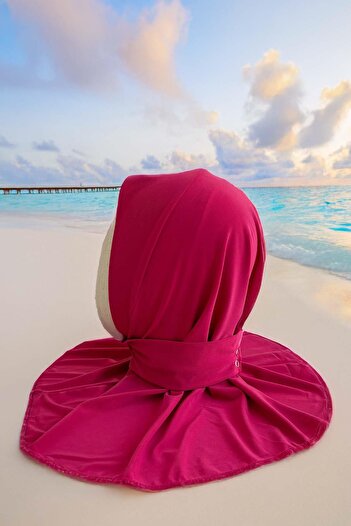 Ka Hijab Snap Bonnet - Fuchsia