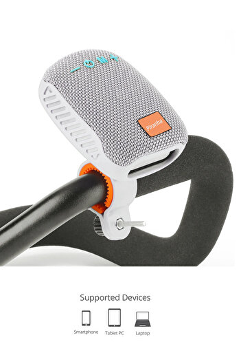 Piranha 7833-G Portatif Tws Bluetooth Hoparlör / Bisiklet Motosiklet Scooter Aparatı / Usb & Tf Kart Girişi