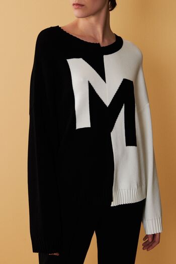 Mısırlı Sweater Unisex Black Sweater - W22S04D047Kz