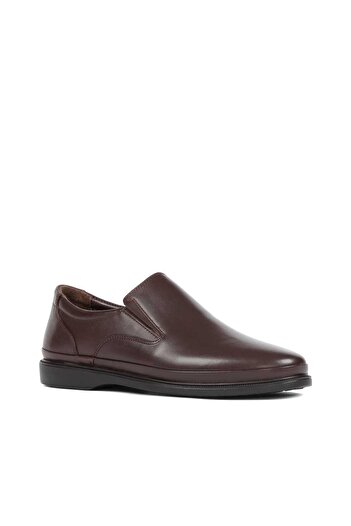Celal Gültekin Men's Brown Leather Casual Shoes