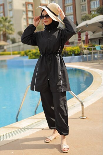 SHİROSA Hijab 4 Piece Swimsuit Suit