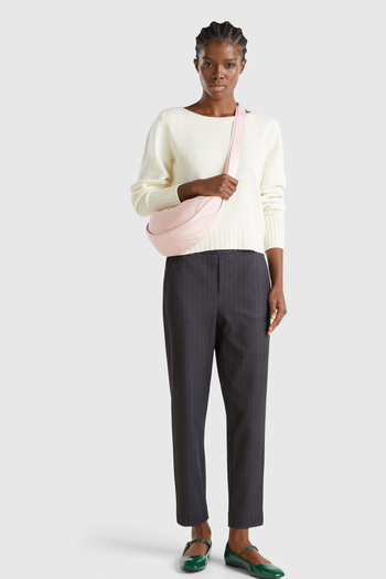 United Colors of Benetton Women / Girls Black Pants (Model Code: 4Gevdf01U)