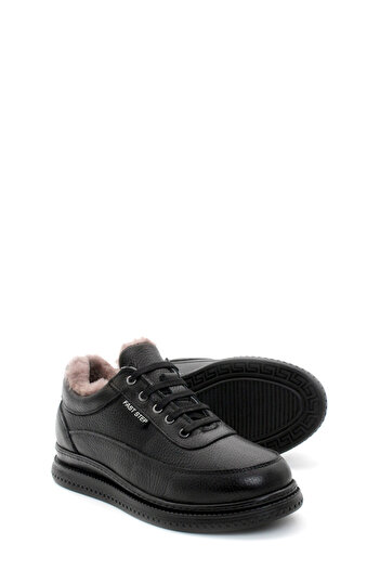 FAST STEP Pantofi casual de damă din piele naturală și blană 583KZA7025