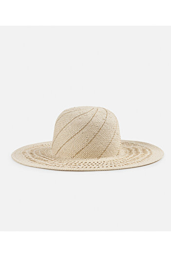 İpekyol Contrast Textured Hat