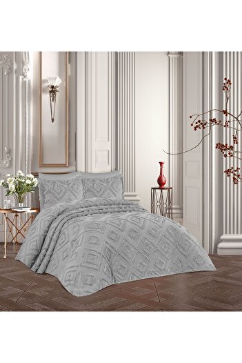 AYHANHOME Nordic Bohemian Tasseled Boxed Single Bedspread