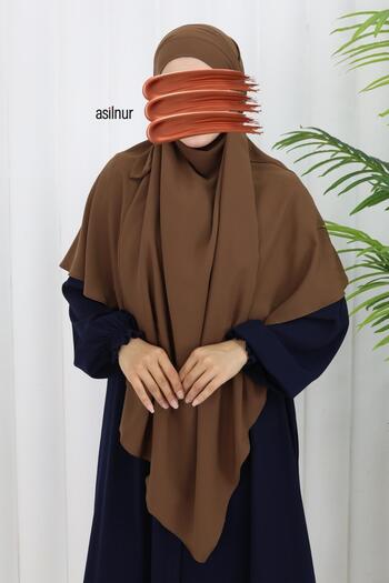 ASİLNUR Vera Single Layer Soufflé Camel