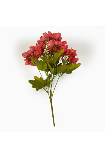 Çınar Çiçek Natural Looking Bunch Hydrangea Artificial Flower 5 Branches 30cm Length