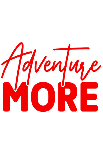 StoryGift Romania 90CM Exterior Adhesive Sticker with a message that encourages you to venture further, Red Vinyl,
