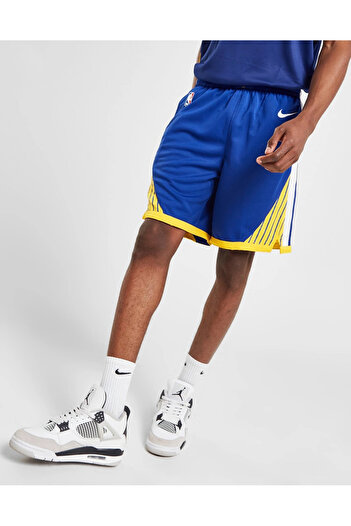Nike Ανδρικό μπλε σορτς μπάσκετ Golden State Warriors NBA SPRINT SPORT