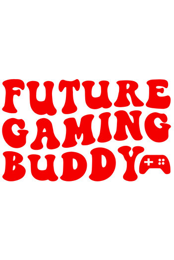 StoryGift Romania Sticker Autocolant 70CM Exterior cu un controller si textul "Future gaming buddy" - amic viito