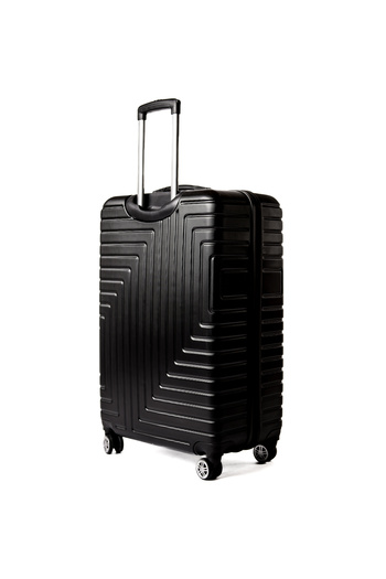 Travel POLO Troler mediu, TRAVEL POLO, 67x41x29cm, A1004, bagaj de cala.Valiza din ABS, Negru