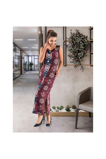 Narnuga Women's Long Dress with Thick Straps 956