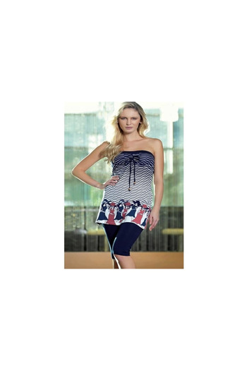 Narnuga Miraxx Berrak Women &Apos; S Panel Patterned Suit with Leggins