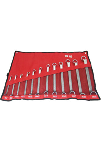 flores Elbow ring wrenches in CR-VN case, 6 - 32, 12 pcs / set