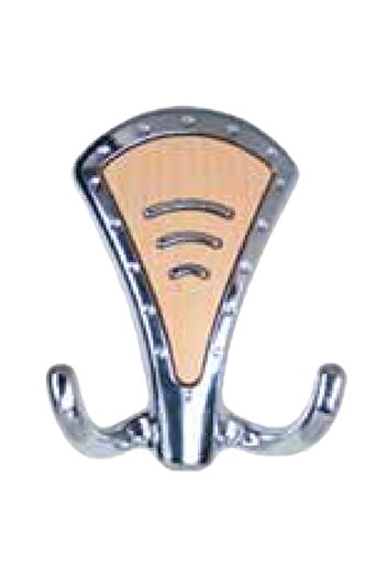 flores Small coat hanger, made of metal with plastic OZS, No. 3030, matt-chrome
