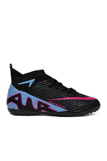 mugees Black Lilac Sock Carpet Field Shoes