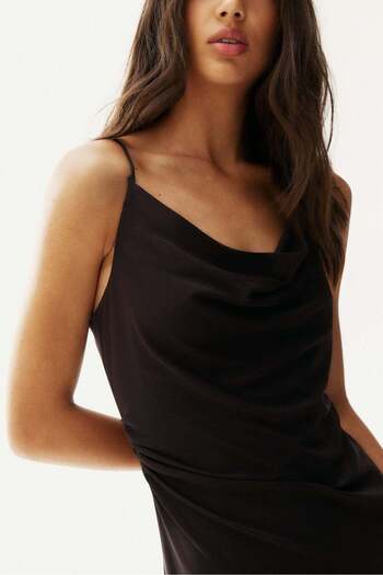 H&M Draped mesh dress
