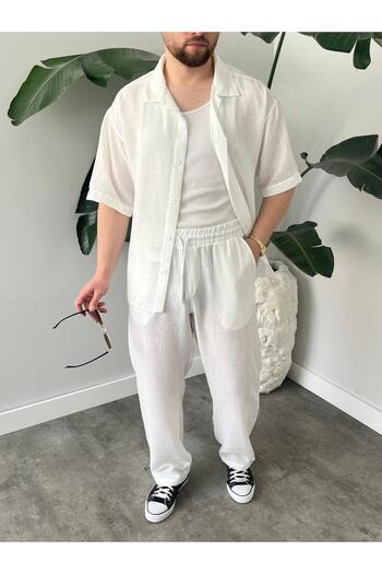 Quik-max Linen Shirt Pants Set