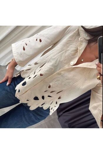 Boutique Sirena Embroidered Shirt