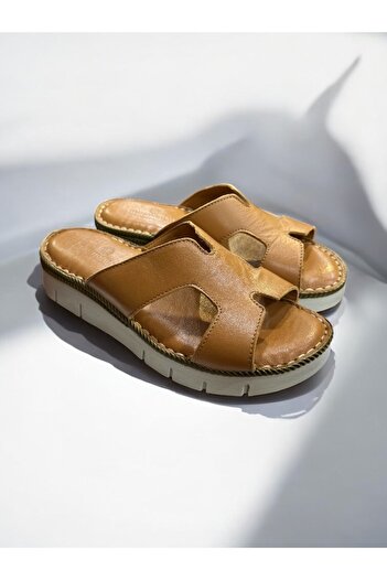 Cozi company Genuine Leather Women's Full Orthopedic Soft Sole Comfortable Slippers