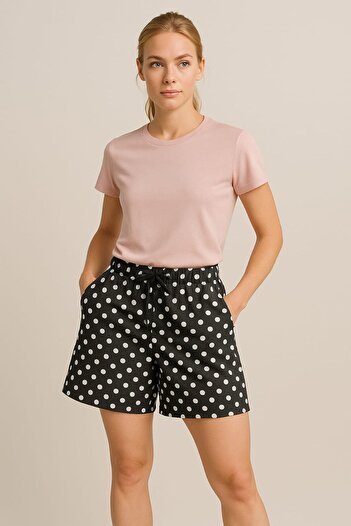 enmodaiçgiyim Patterned Women's Shorts