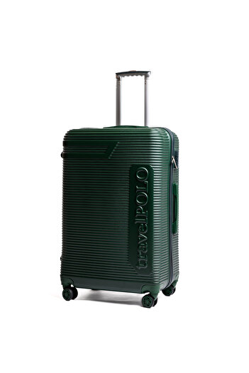 Travel POLO Troler cabina avion, TRAVEL POLO, 57x35x25cm, A1011, bagaj de mana, valiza din ABS, Kaki