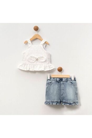 Overdo Girl's Crop & Shorts Set