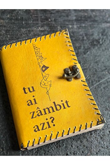 zarif atölye Ai râs azi? carnet de note cu design rumenesc