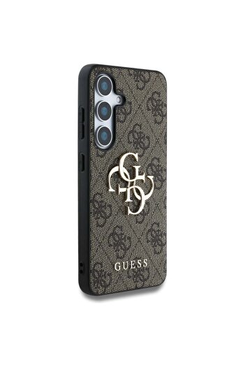 Guess Case for Samsung Galaxy S25, Guess, Hardcase Classic, Brown