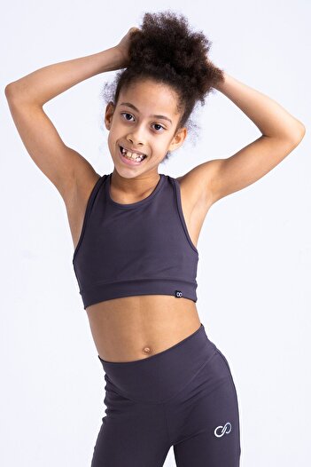 Colorinas Betty Plain Crop Tank Top