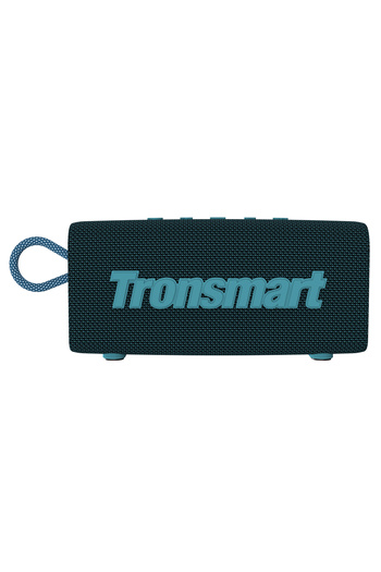 Tronsmart مكبر صوت ترونسمارت تريب ميني محمول بتقنية البلوتوث، بلوتوث 5.3، 20 ساعة، ميكروفون وقت اللعب، مقاوم للماء (أزرق)