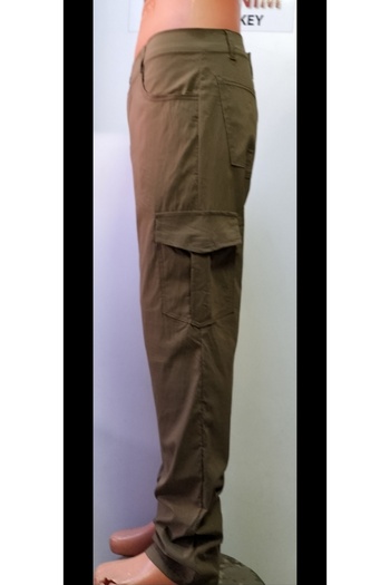 BeyzDenim Milk Coffee Micro Lycra Fabric Ultra-Thin Summer Plus Size Trousers
