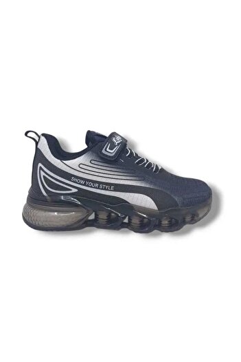 Bukond Children's Daily Water Repellent Transparent Sole Sneaker Sports Shoes School Shoes