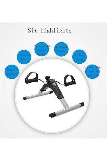 Denx Fully Assembled Mini Pedal Exercise Machine With Digital Display