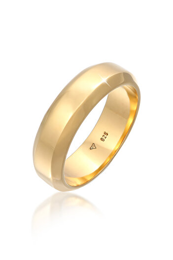 KUZZOI Ring Herrenband massiv aus 925 Sterling Silber