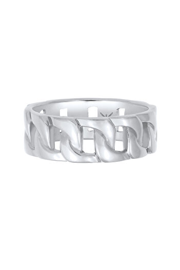 KUZZOI Ring Herren Statement Chunky Massiv Trend in 925 Sterling Silber