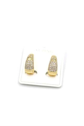 Royaleks Jewelled Drop Earrings - Gold
