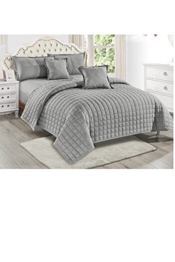 Moon 4-piece plain single duvet cover set