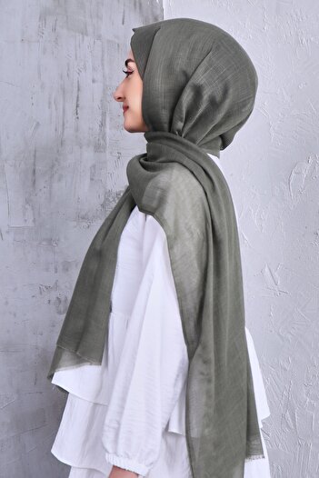 Golden Rose Solid Color Flamed Shawl