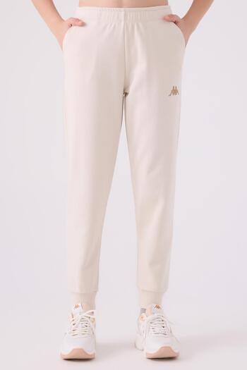 Kappa Della Girl Beige Regular Fit Sweatpants